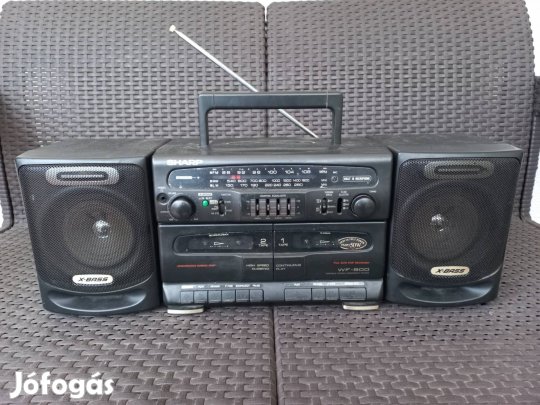 Sharp boombox, hordozható magnó, rádió