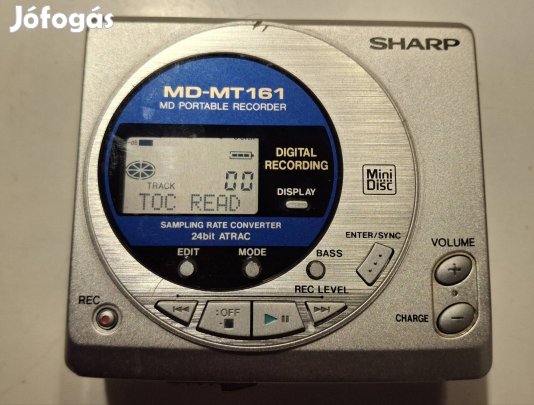 Sharp minidisc. Nem olvas