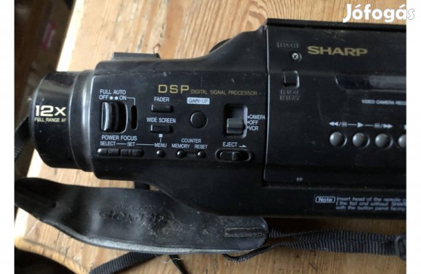 Sharp videókamera , nem működik ,alkatrésznek 5000 Ft