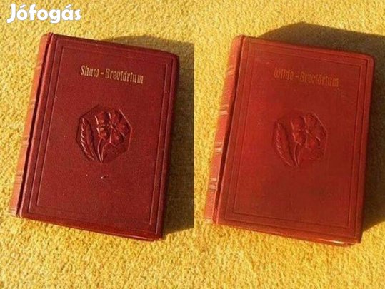 Shaw, Breviárium - Wilde, Breviárium - Antik könyvek