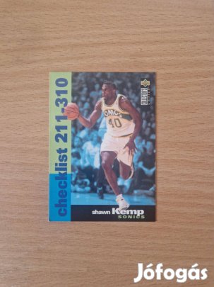 Shawn Kemp Collector's Choice 1995-96 #409 kosaras kártya