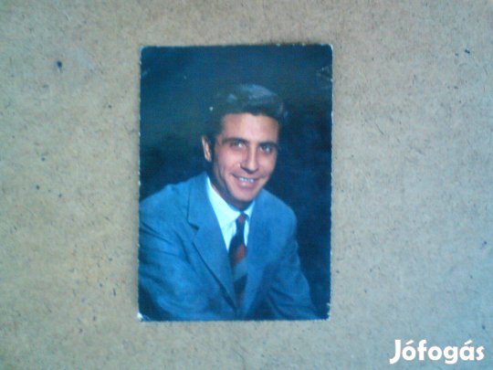 Sheila francia énekesnő és Gilbert Beco énekes, színész képeslap fotói