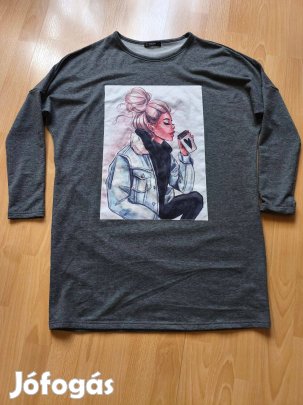 Shein csajos pulóverruha S M