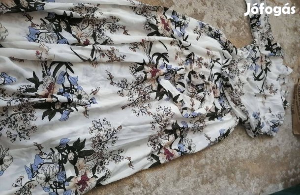 Shein fehér virágos ruha M Új!