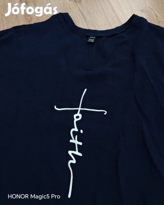 Shein sötétkék női blúz L