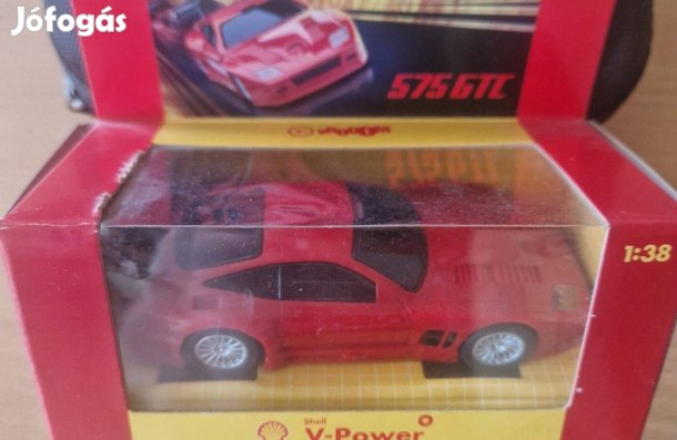 Shell Ferrari 575GTC 1:38 modell eredeti dobozában