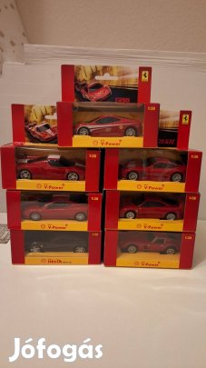 Shell V-Power Ferrari 1:38 komplett szett, Dobozos