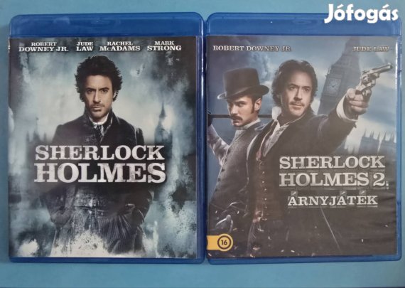Sherlock Holmes 1,2rész blu-ray
