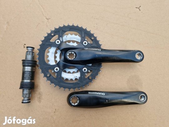 Shimano Alivio M442 octalink hajtómű és középcsapágy