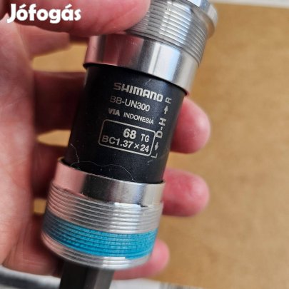 Shimano BB-UN300 BSA 68x110mm négyszög tengely adatok a képen személye