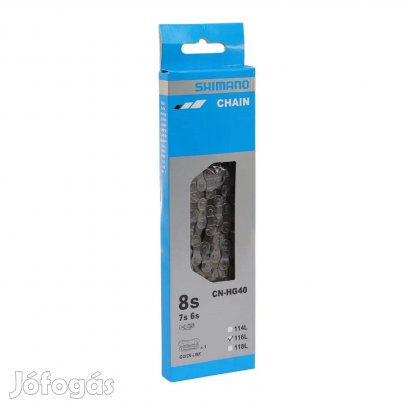 Shimano CN-HG40 Tipusú Kerékpárlánc 6-7-8 Kerékpár Lánc Új Trekking