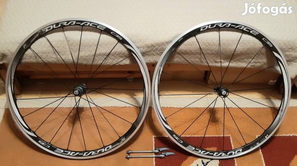 Shimano Dura-Ace WH-9000 C35 karbon kerékszett. Használt, új állapotú!
