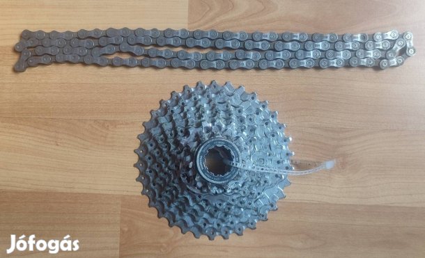 Shimano LX 9-es fogaskoszorú lánccal