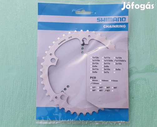 Shimano Lánckerék FC-S501Chainring 42T Ezüst 130MM