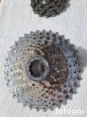 Shimano SLX fogaskoszorú és lánc