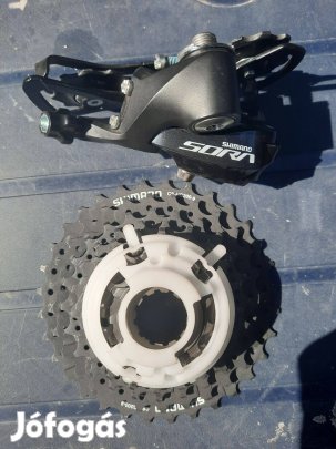 Shimano Sora hátsó váltó és Shimano fogaskeréksor