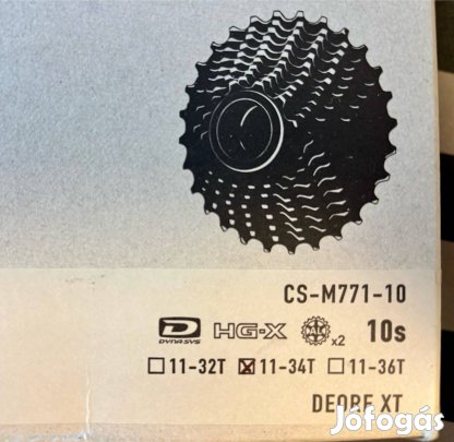 Shimano XT CS-M771 Lánckeréksor