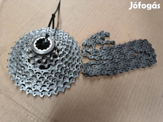 Shimano XT fogaskoszorú lánccal 9-es