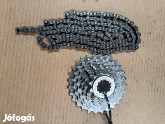 Shimano fogaskoszorú lánccal 8-as