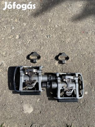 Shimano pedál + stopli 