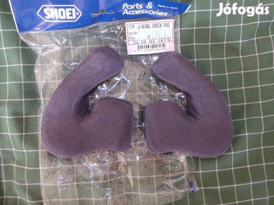 Shoei arcpárna Multitec J-Wing RJ Platinum-R bukósisak 39mm