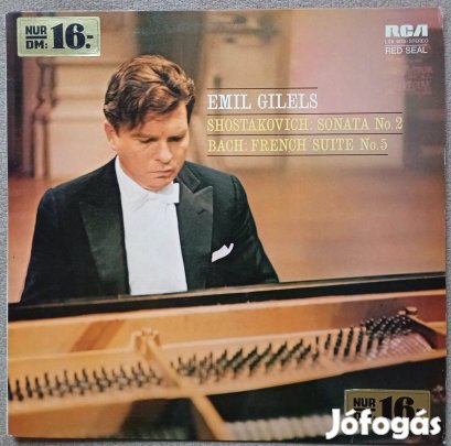 Shostakovich - Bach - Emil Gilels RCA LP