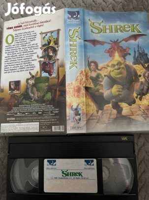 Shrek 1 vhs kistok animáció
