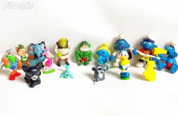 Shrek, Hupukék Törpikék, Donald, Disney Vegyes figurák