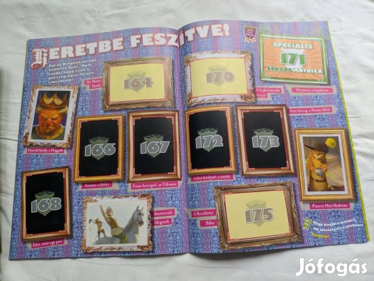 Shrek medál és magazin gyűjtemény