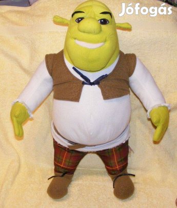 Shrek plüss figura kb. 60 cm