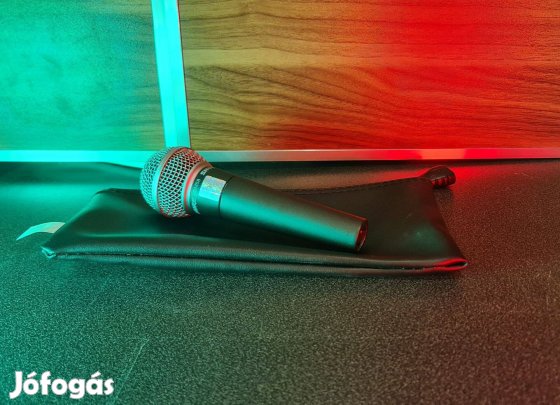 Shure SM58 Fekete Színpadi/Előadói Mikrofon 1 hó garancia