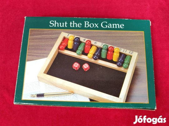 Shut the Box társasjáték (sose játszott)