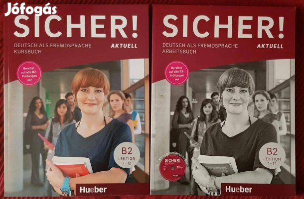Sicher! Aktuell Kursbuch + Arbeitsbuch B2, tankönyv + munkafüzet