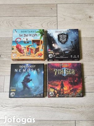 Sidequest Nemesis + Frostpunk + The Isle of Cats + 7th Sea egyben