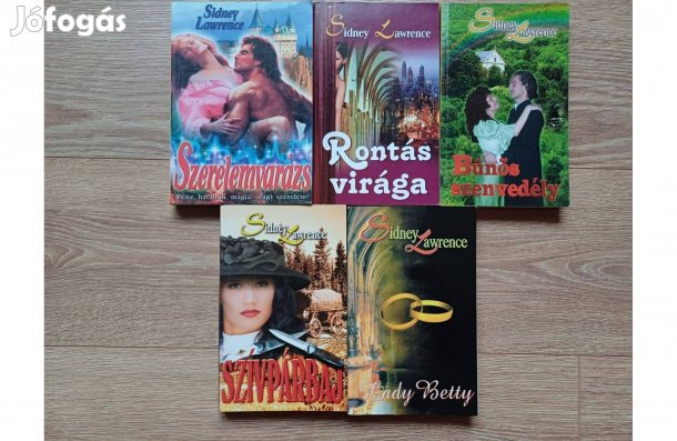 Sidney Lawrence könyvcsomag, 5 db egyben