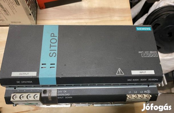 Siemebns Sitop Power 40 tápegység eladó 24VDC-40A!!