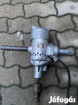 SiemensSchuckert ipari fúrógép retró, masszív, működő