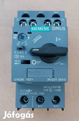 Siemens 3RV2011-0KA10 motorvédő kapcsoló 0.9-1.25A