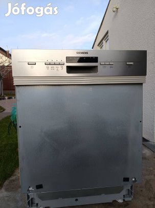 Siemens A++ inox beépíthető digitális 14 terítékes mosogatógép