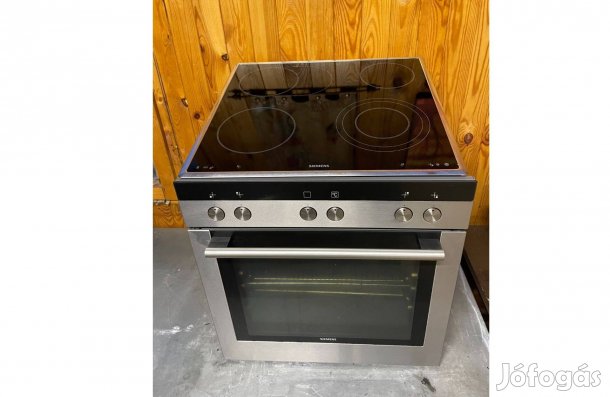 Siemens Prémium Beépíthető Légkeveréses Sütő + Kerámialapos Főzőlap