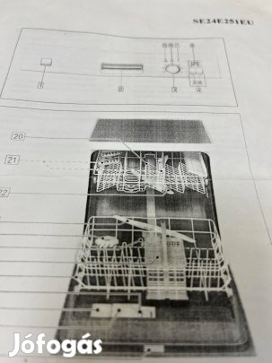 Siemens SE24E251EU típusú mosogatógép alkatrésznek eladó