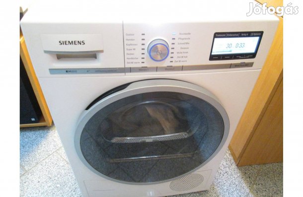 Siemens iQ800 Hőszivattyús szárítógép 8kg A++