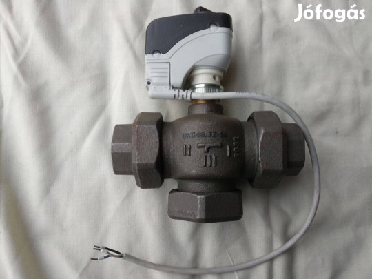 Siemens kétutú motoros szelep