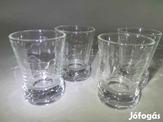 Sierra Tequila üveg pohár ( 4 db., 2 cl.-es ) eladó