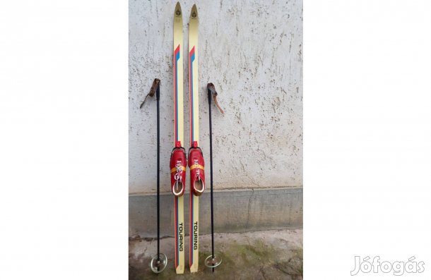 Sífutóléc német, norvég kötéssel, valódi bőr cipővel