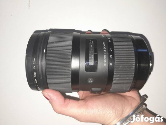 Sigma 18-35 mm f1.8 objektív + dokkoló
