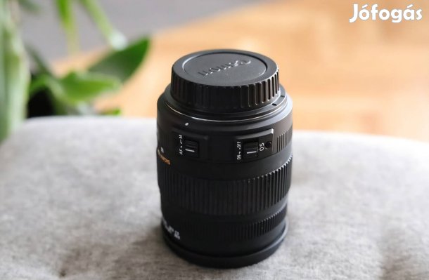 Sigma 18-50mm objektív stabilizátorral.