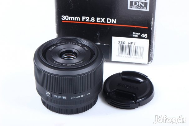 Sigma 2.8 30mm EX DN Olympus m4/3 objektív 