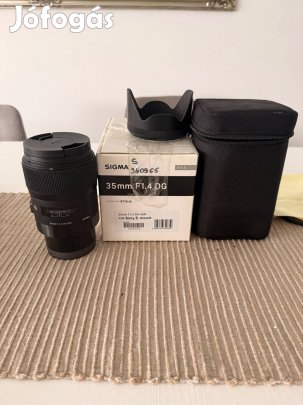 Sigma 35mm 1.4 DG Art objektív Sony E bajonettre