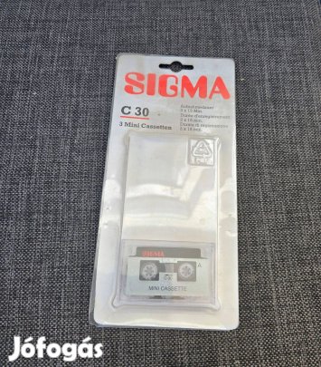 Sigma C-30 Mini Cassette (Diktafonkazetta) Új, 1 db-Debrecen